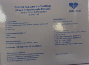 Gasa 5 x 5